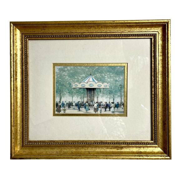 "Saturday Afternoon" by André Gisson Art – Gold Framed Reproduction Painting - Picture 1 of 10